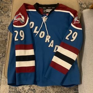 Authentic Nathan MacKinnon Colorado Avalanche Jersey